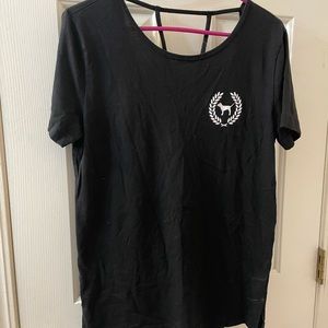 Black Victoria’s Secret Pink shirt
